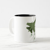 Tasse 2 Couleurs avion militaire (Devant gauche)