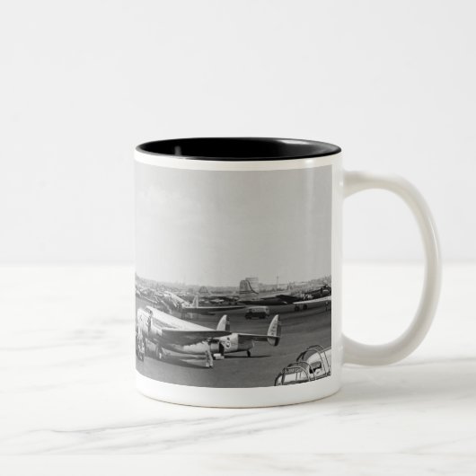 Tasse 2 Couleurs Avions (Droit)