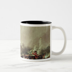 Tasse 2 Couleurs Aviron à secourir naufragé