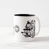 Tasse 2 Couleurs Avocado friends (Devant droit)