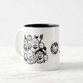 Tasse 2 Couleurs Avocado friends (Devant gauche)