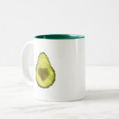 Tasse 2 Couleurs Avocado Love Scribble (Devant gauche)