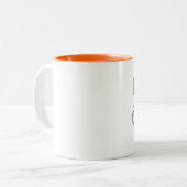 Tasse 2 Couleurs Avocat alimenté par la caféine (Devant gauche)