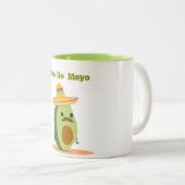Tasse 2 Couleurs Avocat Cinco De Mayo (Devant droit)