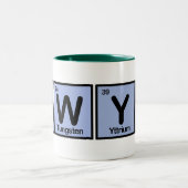 Tasse 2 Couleurs Avocat fait d'éléments (Centre)