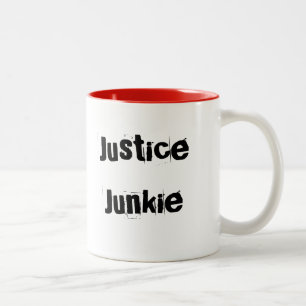 Tasse 2 Couleurs Avocat personnalisé Avocat Avocat Justice Junkie F