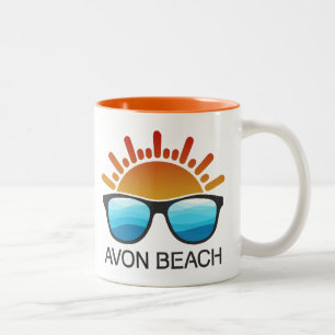 Tasse 2 Couleurs Avon Beach North Carolina Lunettes de soleil