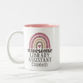 Tasse 2 Couleurs Awesome Library Assistant (Gauche)