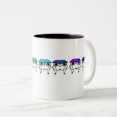 Tasse 2 Couleurs Awty Rainbow Perching (Devant droit)