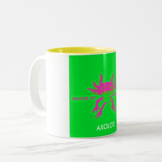 Tasse 2 Couleurs axolotl (Devant gauche)