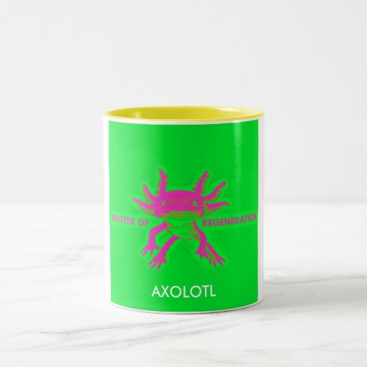 Tasse 2 Couleurs axolotl (Centre)