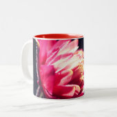 Tasse 2 Couleurs Ayez Foi Fleur Rouge Inspiration (Devant gauche)