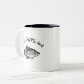 TASSE 2 COULEURS AYEZ UN JOUR DE CRAPET (Devant gauche)