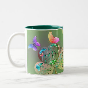 Tasse 2 Couleurs "Ayez une joyeuse St Patrick's" Shamrock