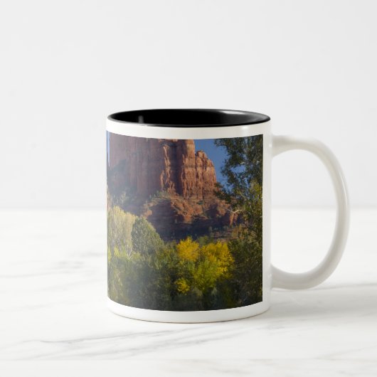 Tasse 2 Couleurs AZ, Arizona, Sedona, Crescent Moon Recreation 2 (Droit)