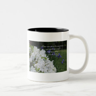 Tasse 2 Couleurs Azalée de blanc de 63:2 de psaume