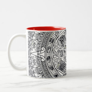 Tasse 2 Couleurs AZTEC OU MEXICA Mexique :