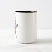 Tasse 2 Couleurs Aztec Warrior Weightlifting (Centre)