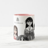 Tasse 2 Couleurs Azumanga - pensez différent ! (Centre)
