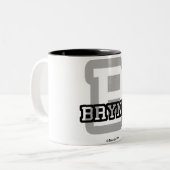 Tasse 2 Couleurs B est pour Brynn (Devant gauche)