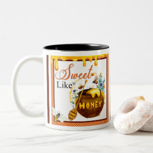 Tasse 2 Couleurs Baby shower d'abeille douce