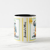 Tasse 2 Couleurs Baby shower de canard en caoutchouc (Centre)