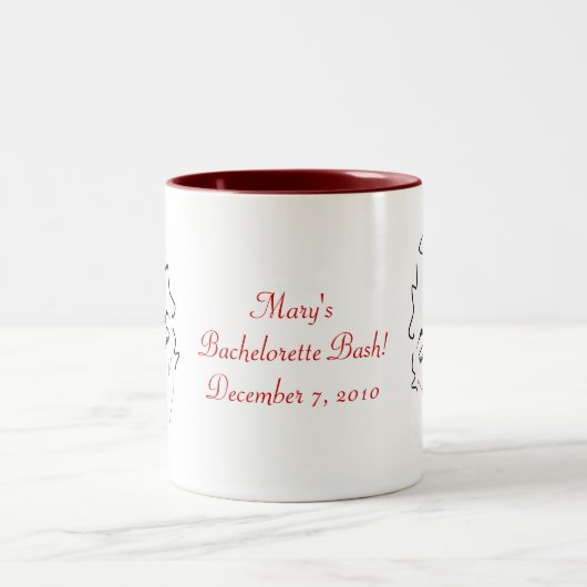 Tasse 2 Couleurs Bachelorette Bash I (Centre)