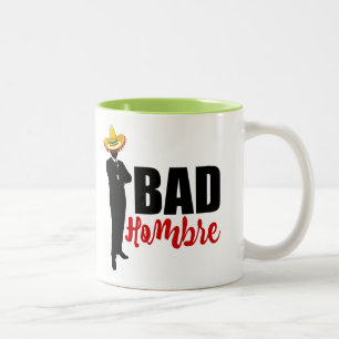Tasse 2 Couleurs Bad Hombre Silhouette et Sombrero