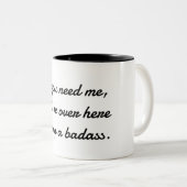 Tasse 2 Couleurs Badass (Devant droit)