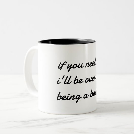 Tasse 2 Couleurs Badass (Devant gauche)