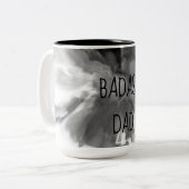 Tasse 2 Couleurs Badass papa (Devant gauche)
