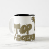 Tasse 2 Couleurs Badger (Devant gauche)