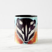 Tasse 2 Couleurs Badger (Centre)