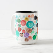 Tasse 2 Couleurs Badges! (Devant gauche)