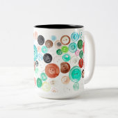 Tasse 2 Couleurs Badges! (Devant droit)