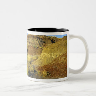 Tasse 2 Couleurs Badlands au parc provincial Dinosaur en Alberta,