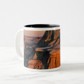 Tasse 2 Couleurs Badlands dans le parc national Theodore Roosevelt (Devant gauche)