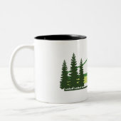 Tasse 2 Couleurs Badlands National Park Green Stripes (Gauche)
