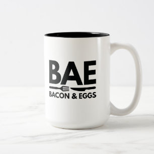Tasse 2 Couleurs BAE Bacon Et Oeufs