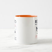 Tasse 2 Couleurs Bagage de retraite pour les travailleurs postaux r (Centre)