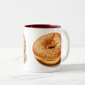 Tasse 2 Couleurs Bagel sur un (Devant droit)