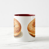 Tasse 2 Couleurs Bagel sur un (Centre)