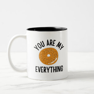 Tasse 2 Couleurs Bagel Tu Es Tout Pour Moi Drôle