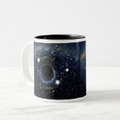 Tasse 2 Couleurs Bague noire Einstein NASA (Devant gauche)