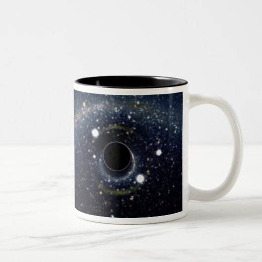 Tasse 2 Couleurs Bague noire Einstein NASA (Droit)