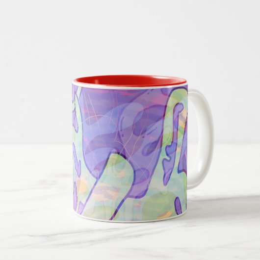 Tasse 2 Couleurs Bagues fantômes (Devant droit)