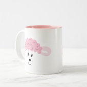 Tasse 2 Couleurs BAH ! BAH ! Visage d'agneau (Devant gauche)