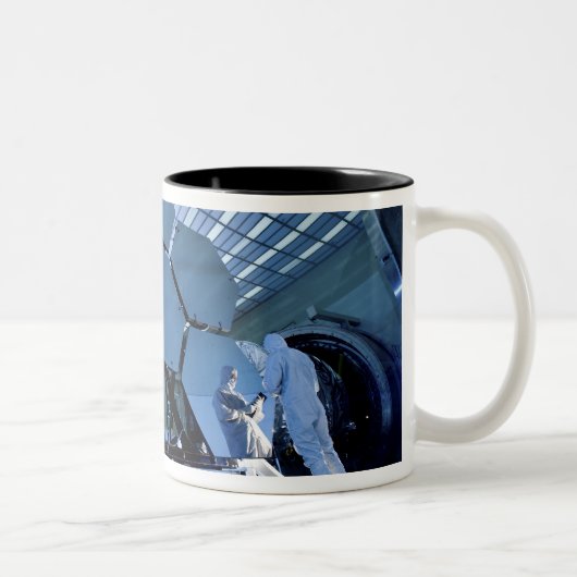 Tasse 2 Couleurs Baie de télescope spatial James Webb (Droit)