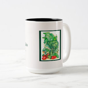 Tasse 2 Couleurs Baies et Brocoli