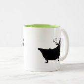 Tasse 2 Couleurs Bain à bulles de sirènes (Devant droit)